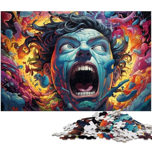 1000 teiliges Puzzle für Erwachsene Fantasy Malerei Kunst Puzzle für Lernspiele Herausforderung Spielzeug Kunstwerk Geschenk 1000 PCS (75 x 50 cm) von zouxangzz