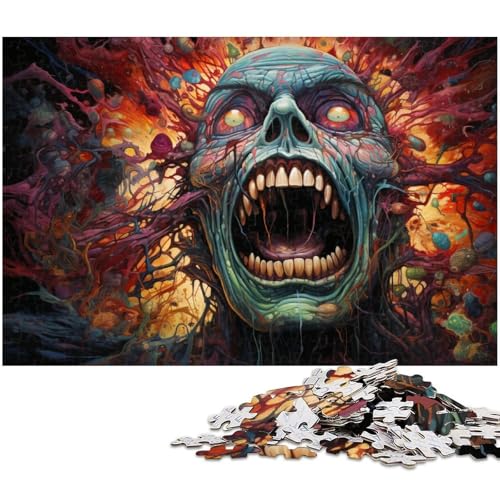 1000 teiliges Puzzle für Erwachsene Fantasy Monster Puzzle als Geschenk Stressabbau schwierige Herausforderung 1000 Teile (75 x 50 cm) von zouxangzz