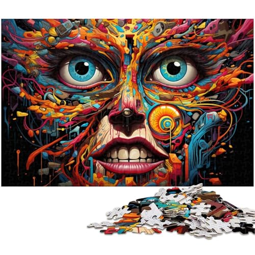 1000 teiliges Puzzle für Erwachsene Fantasy Monster Puzzle für Lernspiele Herausforderung Spielzeug Kunstwerk Geschenk 1000 PCS (75 x 50 cm) von zouxangzz