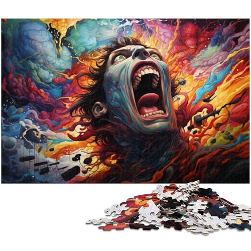 1000 teiliges Puzzle für Erwachsene Fantasy Weird Man Spielzeug Denkspiel anspruchsvolles Puzzlespiel und Familienspiel 1000 Teile (75 x 50 cm) von zouxangzz