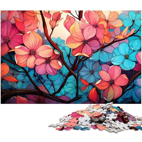 1000 teiliges Puzzle für Erwachsene Farbillustration eines Hundes Papierspielzeug Denkspiel anspruchsvolles Puzzlespiel und Familienspiel 1000 Teile (38 x 26 cm) von zouxangzz