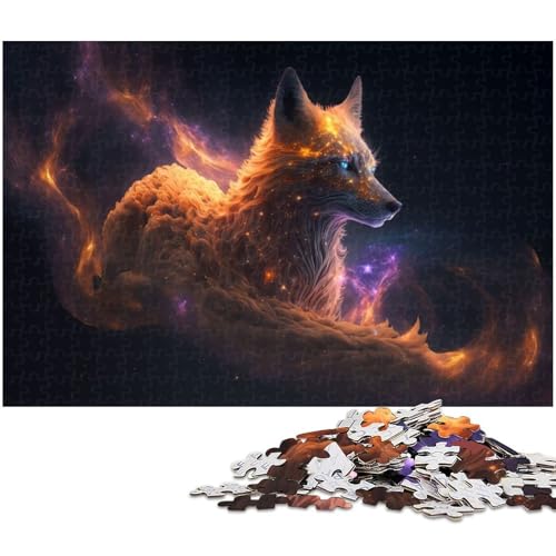 1000 teiliges Puzzle für Erwachsene Fuchs Spielzeug Denkspiel anspruchsvolles Puzzlespiel und Familienspiel (Größe 75 x 50 cm) von zouxangzz