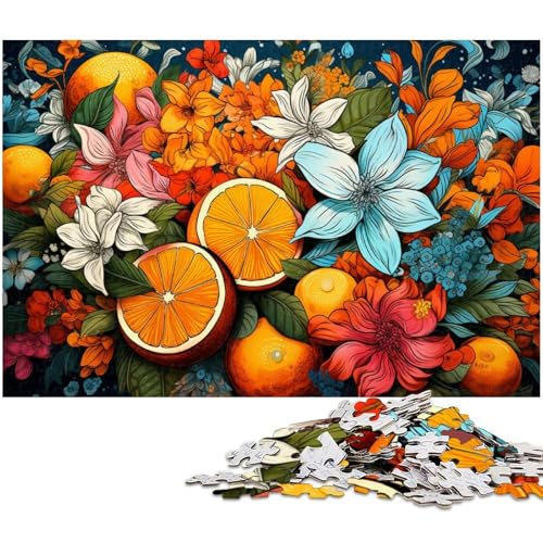 1000 teiliges Puzzle für Erwachsene Gemälde von Orange Spielzeug Denkspiel anspruchsvolles Puzzlespiel und Familienspiel 1000 Teile (75 x 50 cm) von zouxangzz