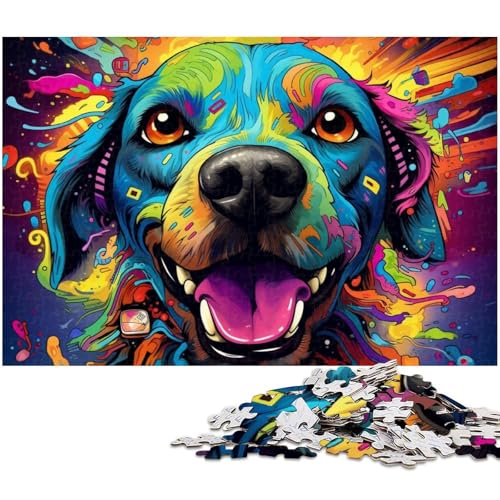 1000 teiliges Puzzle für Erwachsene Hundespielzeug Denkspiel anspruchsvolles Puzzlespiel und Familienspiel (Größe 38 x 26 cm) von zouxangzz