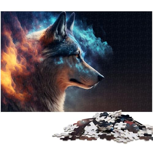 1000 teiliges Puzzle für Erwachsene Husky EIN Kunstwerk für Teenager ab 14 Jahren (Größe 38 x 26 cm) von zouxangzz