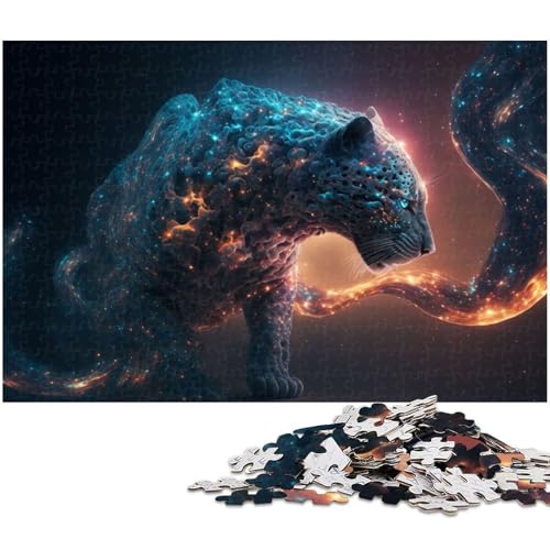 1000 teiliges Puzzle für Erwachsene Jaguar Puzzle Lernspiel Herausforderung Spielzeug Kunstwerk Geschenk 1000 Teile (38 x 26 cm) von zouxangzz