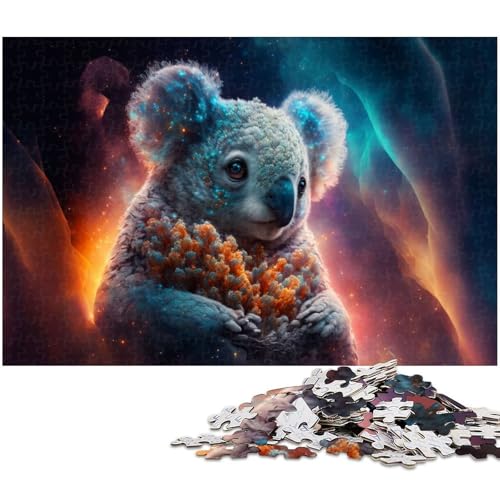 1000 teiliges Puzzle für Erwachsene Koala Puzzle Holzpuzzle Lernspielzeug (Größe 75 x 50 cm) von zouxangzz