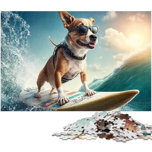 1000 teiliges Puzzle für Erwachsene Kunst Haustierhunde Spielzeug Denkspiel anspruchsvolles Puzzlespiel und Familienspiel 1000 Teile (75 x 50 cm) von zouxangzz