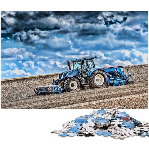 1000 teiliges Puzzle für Erwachsene Landwirtschaftswerkzeuge Traktoren Puzzle für Lernspiele Herausforderung Spielzeug Kunstwerk Geschenk (Größe 38 x 26 cm) von zouxangzz