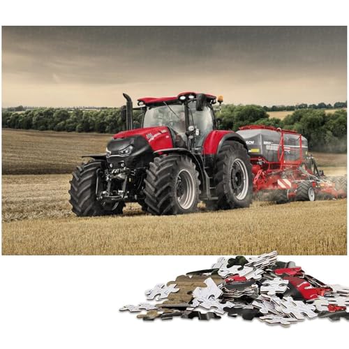 1000 teiliges Puzzle für Erwachsene Landwirtschaftswerkzeuge Traktoren Spielzeug Denkspiel anspruchsvolles Puzzlespiel und Familienspiel (Größe 38 x 26 cm) von zouxangzz