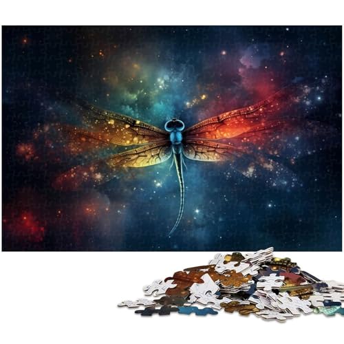 1000 teiliges Puzzle für Erwachsene Libellenspielzeug Denkspiel anspruchsvolles Puzzlespiel und Familienspiel (Größe 75 x 50 cm) von zouxangzz