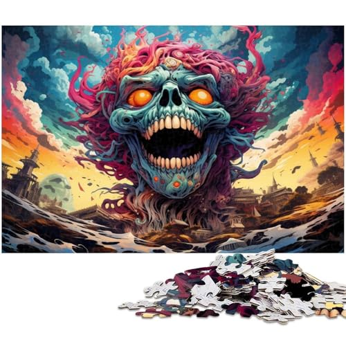 1000 teiliges Puzzle für Erwachsene Monster Malpuzzle als Geschenk Stressabbau schwierige Herausforderung 1000 Teile (38 x 26 cm) von zouxangzz