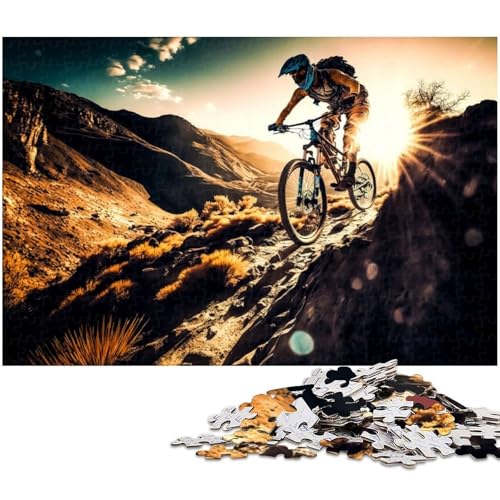 1000 teiliges Puzzle für Erwachsene Mountainbike Spielzeug Denkspiel anspruchsvolles Puzzlespiel und Familienspiel 1000 Teile (75 x 50 cm) von zouxangzz