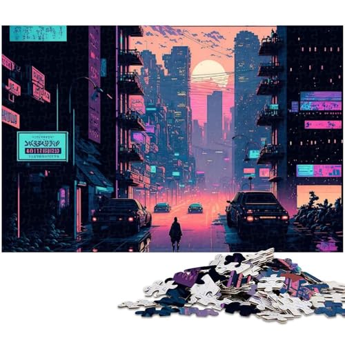 1000 teiliges Puzzle für Erwachsene New York City Spielzeug Denkspiel anspruchsvolles Puzzlespiel und Familienspiel 1000 Teile (75 x 50 cm) von zouxangzz