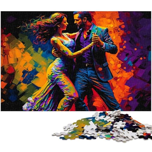 1000 teiliges Puzzle für Erwachsene Paartanz Tango Spielzeug Denkspiel anspruchsvolles Puzzlespiel und Familienspiel (Größe 75 x 50 cm) von zouxangzz