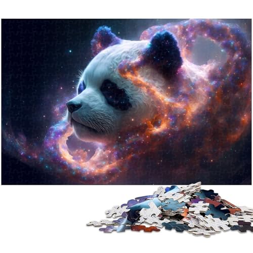 1000 teiliges Puzzle für Erwachsene Panda EIN Kunstwerk für Teenager ab 14 Jahren (Größe 75 x 50 cm) von zouxangzz