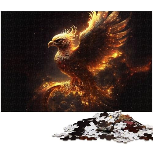 1000 teiliges Puzzle für Erwachsene Phoenix Puzzle Holzpuzzle Lernspielzeug (Größe 75 x 50 cm) von zouxangzz