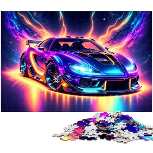 1000 teiliges Puzzle für Erwachsene Sportwagen EIN Kunstwerk für Teenager ab 14 Jahren (Größe 75 x 50 cm) von zouxangzz