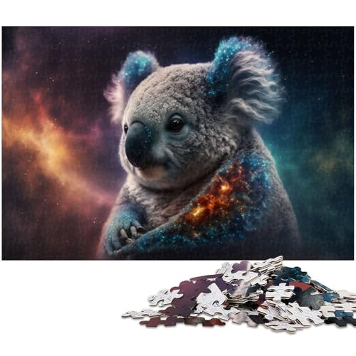 1000 teiliges Puzzle für Erwachsene Tier Koala Spielzeug Denkspiel anspruchsvolles Puzzlespiel und Familienspiel (Größe 75 x 50 cm) von zouxangzz