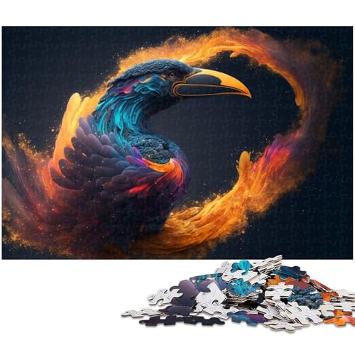 1000 teiliges Puzzle für Erwachsene Tier Tukan Spielzeug Denkspiel anspruchsvolles Puzzlespiel und Familienspiel (Größe 38 x 26 cm) von zouxangzz