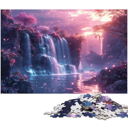1000 teiliges Puzzle für Erwachsene Traumwald Puzzle Kunstwerk für Teenager ab 14 Jahren (Größe 38 x 26 cm) von zouxangzz