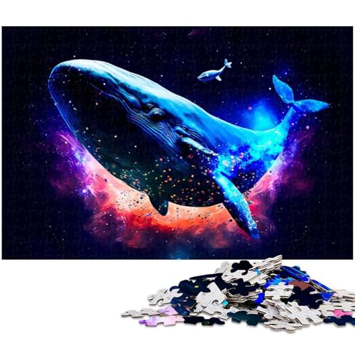 1000 teiliges Puzzle für Erwachsene Wal Spielzeug Denkspiel anspruchsvolles Puzzlespiel und Familienspiel (Größe 38 x 26 cm) von zouxangzz