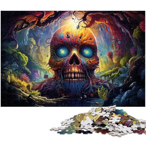 1000 teiliges Puzzle für Erwachsene Waldskelett Puzzle für Lernspiele Herausforderung Spielzeug Kunstwerk Geschenk 1000 PCS (75 x 50 cm) von zouxangzz