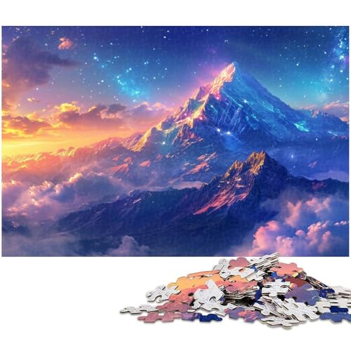 1000 teiliges Puzzle für Erwachsene Wolkensturm Puzzle Spaß für die ganze Familie Spaß für zu Hause Aktivitäten Geburtstagsgeschenk Reisegeschenke (Größe 38 x 26 cm) von zouxangzz