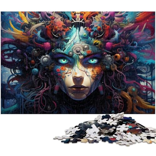 1000 teiliges Puzzle für Erwachsene biologische Mutation Monster Puzzle als Geschenk Stressabbau schwierige Herausforderung 1000 Teile (38 x 26 cm) von zouxangzz