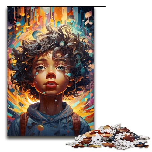 1000 teiliges Puzzle für Erwachsene buntes Fantasie Puzzle für kleine Jungen Holzpuzzle für Erwachsene Lernspiel Herausforderungsspielzeug 75 x 50 cm von zouxangzz