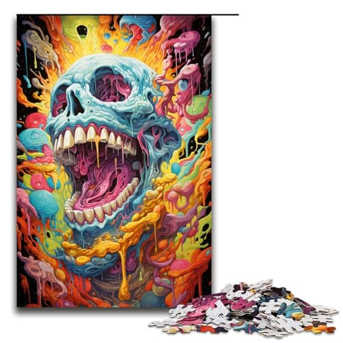 1000 teiliges Puzzle für Erwachsene buntes Fantasy Monster Puzzle praktisches Spiel 75 x 50 cm von zouxangzz