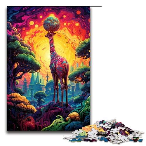 1000 teiliges Puzzle für Erwachsene buntes Giraffen Puzzle für Lernspiele Herausforderung Spielzeug Kunstwerk Geschenk 75 x 50 cm 1000 teiliges Puzzle für Erwachsene buntes Giraffen Puzzle für Lernspiele Herausforderung Spielzeug Kunstwerk Geschenk 75 x 50 cm von zouxangzz