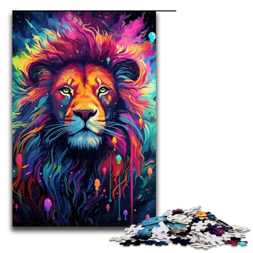 1000 teiliges Puzzle für Erwachsene buntes Löwen Puzzle für Erwachsene Holzpuzzle anspruchsvolles Spiel 75 x 50 cm 1000 teiliges Puzzle für Erwachsene buntes Löwen Puzzle für Erwachsene Holzpuzzle anspruchsvolles Spiel 75 x 50 cm von zouxangzz