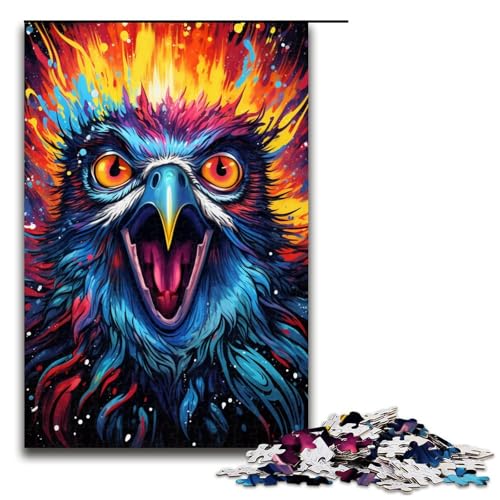 1000 teiliges Puzzle für Erwachsene buntes Pinguin Spiel ganze Familie 75 x 50 cm von zouxangzz