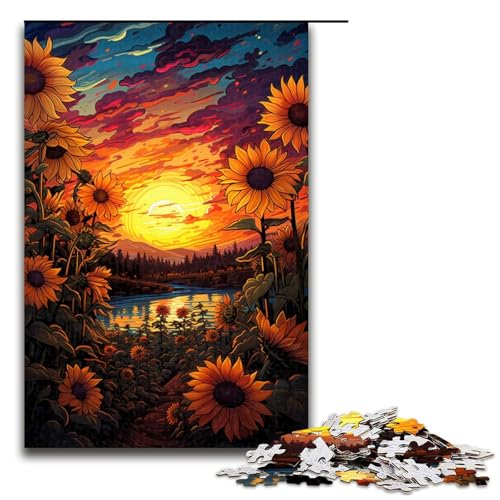 1000 teiliges Puzzle für Erwachsene farbenfrohe Bezaubernde Sonnenblumen Puzzle für Erwachsene Holzpuzzle anspruchsvolles Spiel 75 x 50 cm 1000 teiliges Puzzle für Erwachsene farbenfrohe Bezaubernde Sonnenblumen Puzzle für Erwachsene Holzpuzzle anspruchsvolles Spiel 75 x 50 cm von zouxangzz