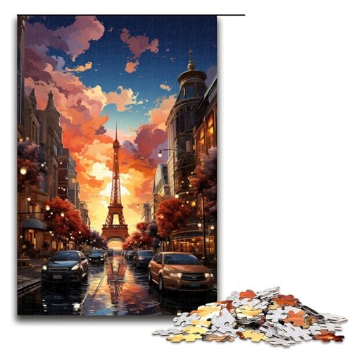 1000 teiliges Puzzle für Erwachsene farbenfrohe Psychedelia auf dem Las Vegas Strip Puzzle für Lernspiele Herausforderung Spielzeug Kunstwerk Geschenk 75 x 50 cm von zouxangzz