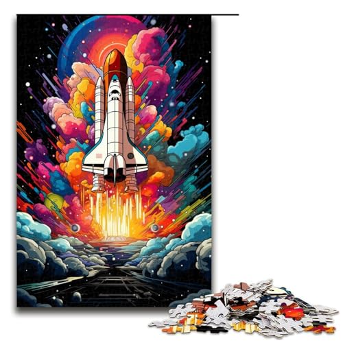 1000 teiliges Puzzle für Erwachsene farbenfrohe Psychedelia eines Raumschiffs Puzzle für Lernspiele Herausforderung Spielzeug Kunstwerk Geschenk 75 x 50 cm 1000 teiliges Puzzle für Erwachsene farbenfrohe Psychedelia eines Raumschiffs Puzzle für Lernspiele Herausforderung Spielzeug Kunstwerk Geschenk 75 x 50 cm von zouxangzz