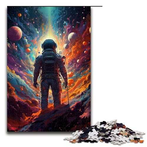 1000 teiliges Puzzle für Erwachsene farbenfrohe Psychedelia von Weltraum Astronauten Holzpuzzle für Erwachsene und Kinder Stressabbau Tool 75 x 50 cm 1000 teiliges Puzzle für Erwachsene farbenfrohe Psychedelia von Weltraum Astronauten Holzpuzzle für Erwachsene und Kinder Stressabbau Tool 75 x 50 cm von zouxangzz
