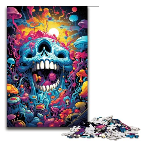 1000 teiliges Puzzle für Erwachsene farbenfrohe psychedelische kosmische Monster Holzpuzzle für Erwachsene und Kinder Stressabbau Tool 75 x 50 cm 1000 teiliges Puzzle für Erwachsene farbenfrohe psychedelische kosmische Monster Holzpuzzle für Erwachsene und Kinder Stressabbau Tool 75 x 50 cm von zouxangzz