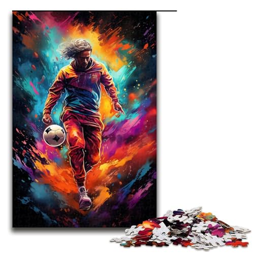 1000 teiliges Puzzle für Erwachsene farbenfrohes Fußballspieler Spiel ganze Familie 75 x 50 cm 1000 teiliges Puzzle für Erwachsene farbenfrohes Fußballspieler Spiel ganze Familie 75 x 50 cm von zouxangzz