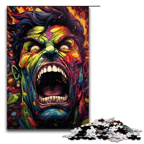 1000 teiliges Puzzle für Erwachsene farbenfrohes Zeichenhelden Puzzle praktisches Spiel 75 x 50 cm 1000 teiliges Puzzle für Erwachsene farbenfrohes Zeichenhelden Puzzle praktisches Spiel 75 x 50 cm von zouxangzz