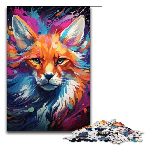 1000 teiliges Puzzle für Erwachsene farbenfrohes Zeichnungs Luchs Puzzle praktisches Spiel 75 x 50 cm 1000 teiliges Puzzle für Erwachsene farbenfrohes Zeichnungs Luchs Puzzle praktisches Spiel 75 x 50 cm von zouxangzz