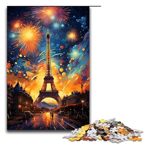 1000 teiliges Puzzle für Erwachsene farbenfrohes psychedelisches Eiffelturm Puzzle für Erwachsene Holzpuzzle anspruchsvolles Spiel 75 x 50 cm 1000 teiliges Puzzle für Erwachsene farbenfrohes psychedelisches Eiffelturm Puzzle für Erwachsene Holzpuzzle anspruchsvolles Spiel 75 x 50 cm von zouxangzz