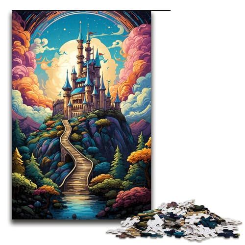 1000 teiliges Puzzle für Erwachsene farbenfrohes psychedelisches Fantasy Schloss Puzzle für Kinder Holzpuzzle Lernspiel für Erwachsene 75 x 50 cm 1000 teiliges Puzzle für Erwachsene farbenfrohes psychedelisches Fantasy Schloss Puzzle für Kinder Holzpuzzle Lernspiel für Erwachsene 75 x 50 cm von zouxangzz
