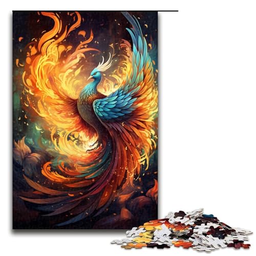 1000 teiliges Puzzle für Erwachsene farbenfrohes psychedelisches Flammen Phönix Holzpuzzle für Erwachsene und Kinder Stressabbau Tool 75 x 50 cm 1000 teiliges Puzzle für Erwachsene farbenfrohes psychedelisches Flammen Phönix Holzpuzzle für Erwachsene und Kinder Stressabbau Tool 75 x 50 cm von zouxangzz