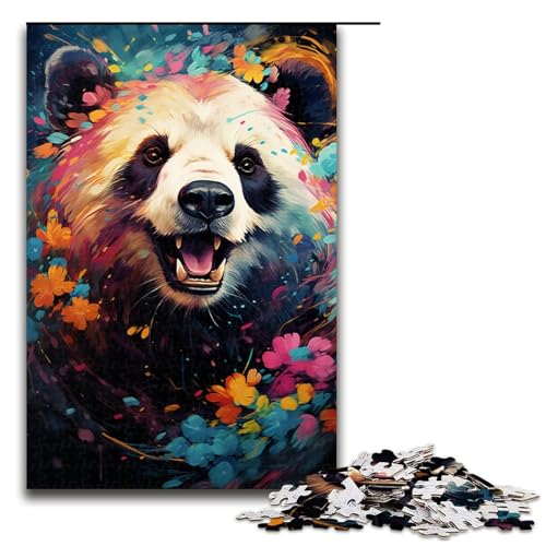 1000 teiliges Puzzle für Erwachsene farbenfrohes psychedelisches Tierpanda Puzzle für Lernspiele Herausforderung Spielzeug Kunstwerk Geschenk 75 x 50 cm 1000 teiliges Puzzle für Erwachsene farbenfrohes psychedelisches Tierpanda Puzzle für Lernspiele Herausforderung Spielzeug Kunstwerk Geschenk 75 x 50 cm von zouxangzz