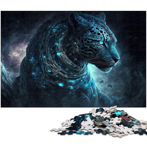1000 teiliges Puzzle für Erwachsene himmlischer Tiger Puzzle für Lernspiele Herausforderungen Spielzeug Kunstwerk Geschenk (Größe 38 x 26 cm) von zouxangzz