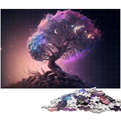 1000 teiliges Puzzle für Erwachsene magischer Baum EIN Kunstwerk für Teenager ab 14 Jahren 1000 Teile (38 x 26 cm) von zouxangzz