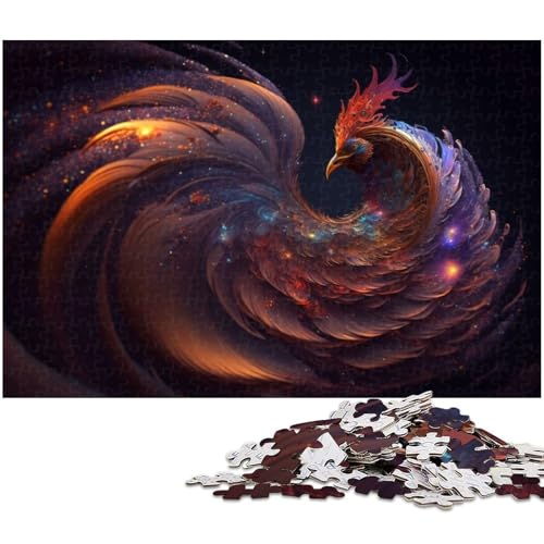 1000 teiliges Puzzle für Erwachsene mit Hahnenmotiv Geburtstagsgeschenk für Teenager ab 14 Jahren (Größe 38 x 26 cm) von zouxangzz