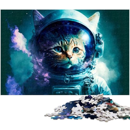 1000 teiliges Puzzle für Erwachsene schönes Katzenspielzeug Denkspiel anspruchsvolles Puzzlespiel und Familienspiel (Größe 75 x 50 cm) von zouxangzz